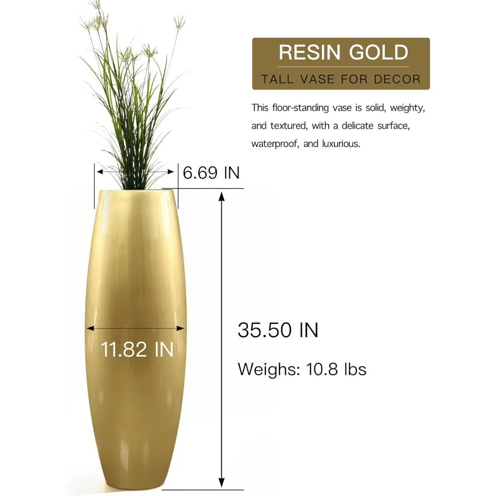 35.5 Inch (90CM Flower Vase Sturdy Tall Vase for Decor Vases Home Decoration