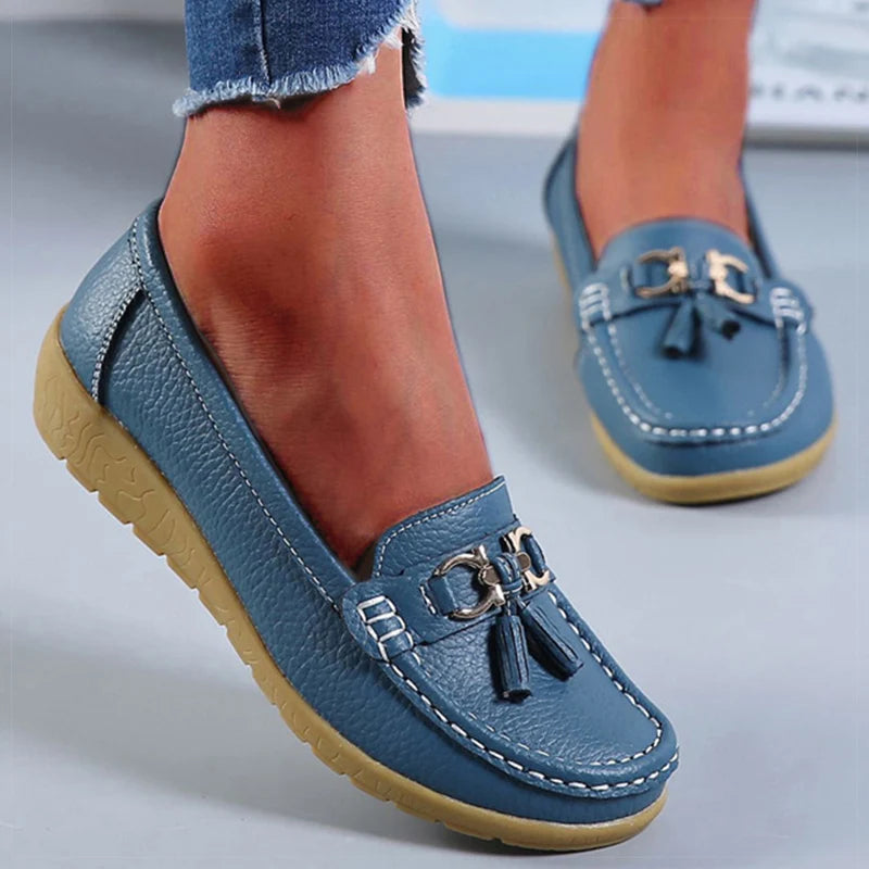 Women Casual Shoes  Slip On Loafers  Woman Soft Low Heels