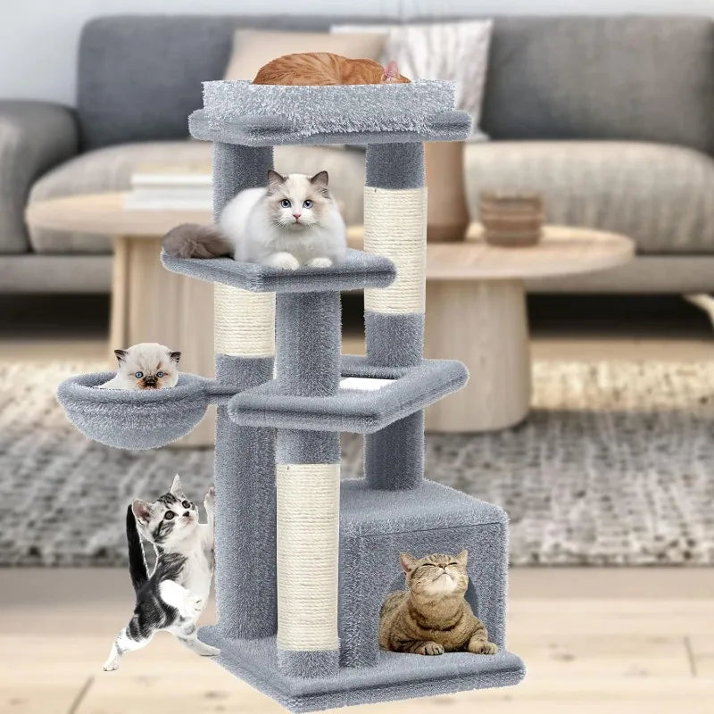 Cat Tree Tower for Indoor, Cat Toy Interactive Accessories 13PCS. - theultimatemarketshop