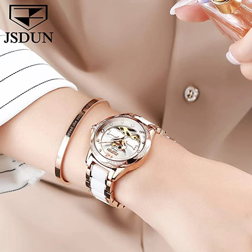 Luxury Mechanical Women wristwatch. - theultimatemarketshop