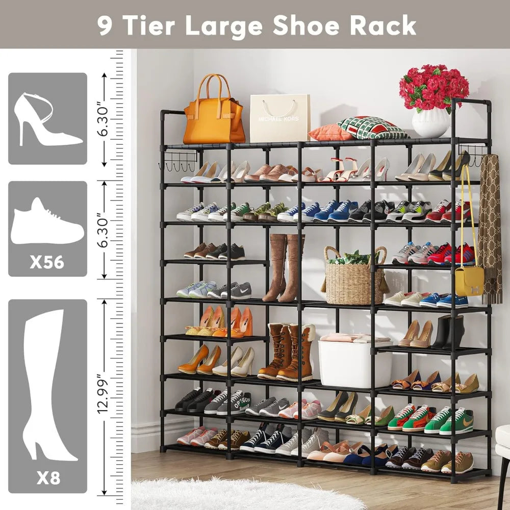 Shoe rack  Shoes Organizer Large Shoe Rack Entryway Bedroom Hallway Living Room Furniture