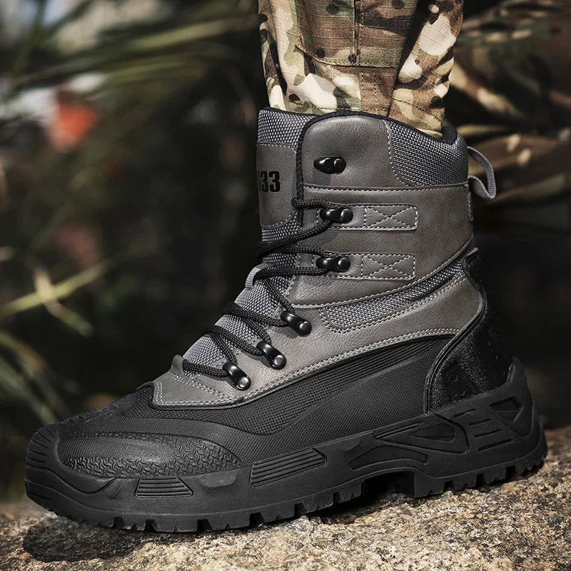 Climbing 2024 Army Tactical Boots Men Military Combat Training Boots Outdoor Hiking Shoes Men's Work Safety Desert Shoes - theultimatemarketshop